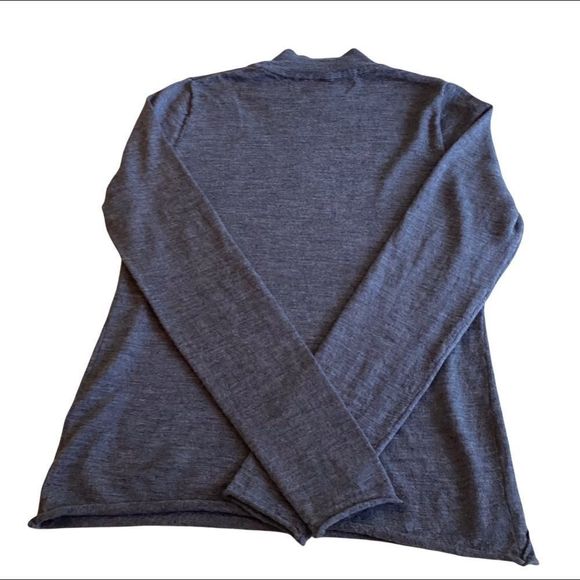 Dark Gray Max Studio Sweater with Shoulder “Rip” - Picture 10 of 12